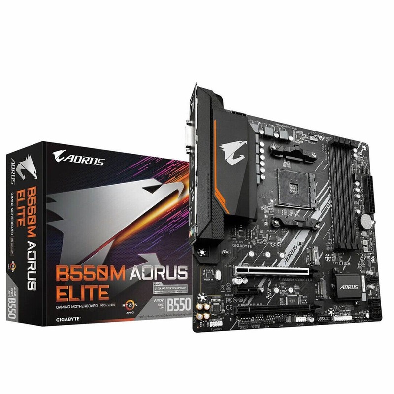 Gigabyte B550M AORUS ELITE AMD Micro-ATX Motherboard