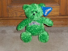 HERSHEY'S KISS ABLES 2005 GREEN PLUSH BEAR, 6"
