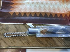 Single action retro water repellent Brown  Biege Nylon Umbrella 27" Scarf