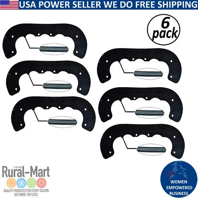 RURAL MART 6PK SNOWBLOWER PADDLES 99-9313 TORO CCR2000 CCR2400 CCR2500