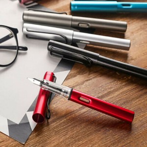 Metal-Texture-Aluminum-Alloy-Fountain-Pen-Extra-Fine-Nib-0-38mm-UJG