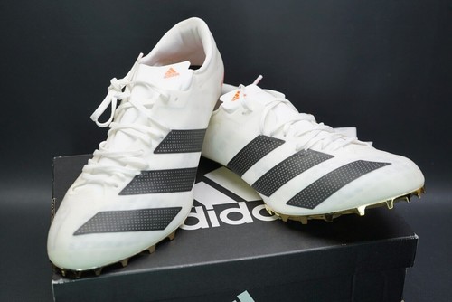 ADIDAS ADIZERO PRIME SP TRACK TOKYO SPRINT SPIKES SIZE 13 WHITE BLACK Q46389 - Picture 6 of 12
