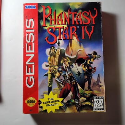 Phantasy Star IV - Boxed - Sega Genesis 10086013078| eBay