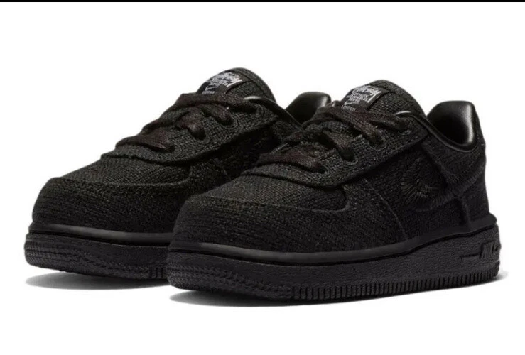 Nike Air Force 1 Low x Stussy Black for Sale | Authenticity