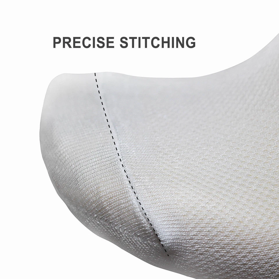 Calcetines Premium No Show Transpirables Finos Fibra Bambú Unisex (8 Pares) Talla 9-11 Foto 4 de 4