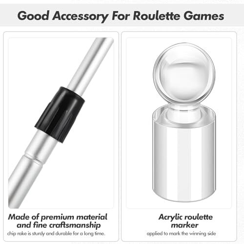 Telescopic Roulette Chip Rake and Roulette Marker Adjustable Poker Chip Rake eBay