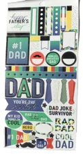 STUDENT ORGANIZER PLANNER HAPPY FATHER'S DAY STICKERS  *