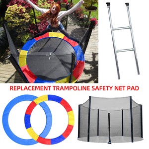 ⭐Trampoline Pad 8FT/10FT/12FT Trampoline Net Round Ladder Spare Safety Outdoor
