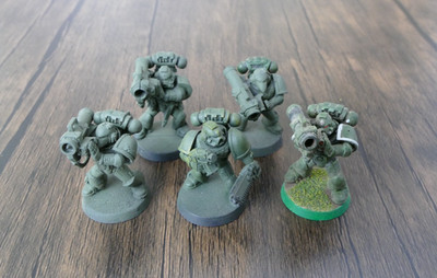 Warhammer 40k Space Marines Firstborn Devastators Squad Lot x5 Primed Unpainted