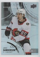 2022 Upper Deck Trilogy Rookie Premieres /699 Level 2 Jake Sanderson #190 1cx3