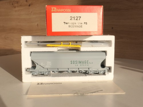 Rivarossi 2127 Tramoggia FS 097 0 181-9 Uas H0 SOSIMAGE LA SPEZIA Silowagen NEW | Zustand: Neu
