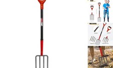 4 Zinken Pitchgabel Garten Grabgabel Spatengabel Schwerlast Pitchfork für