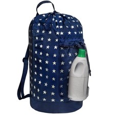 Dalykate Backpack Laundry Bag w/Shoulder Straps Mesh Pocket - Durable Nylon