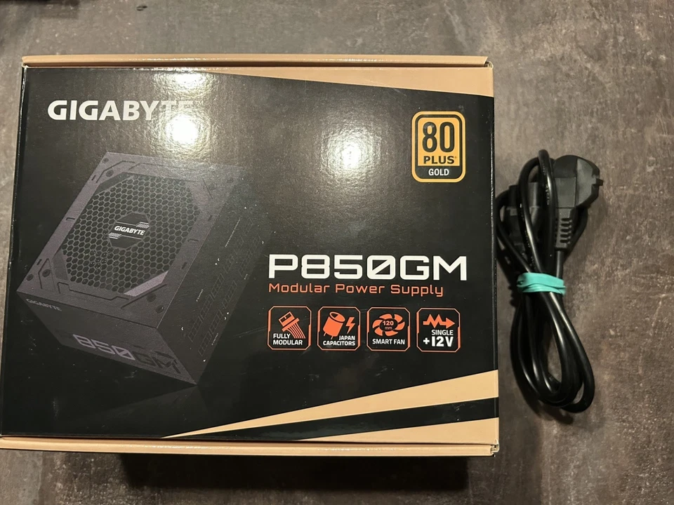 GIGABYTE P850GM ATX PC-Netzteil - Schwarz, 850W - Bild 3 von 4