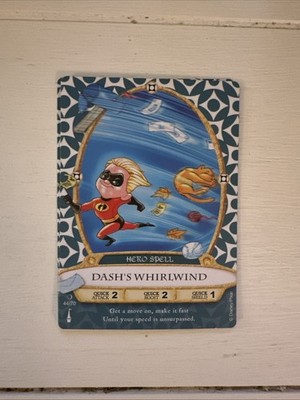 Sorcerers of the Magic Kingdom SOTMK Planet Card DASH'S WHIRLWIND #44