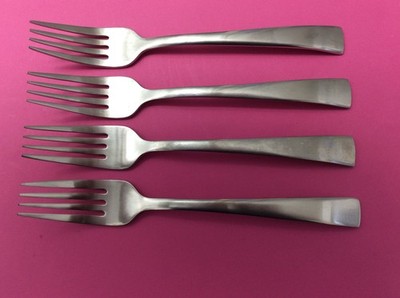 4 J A Henckels (Zwilling) BELLASERA SATIN 18/10 Stainless Salad Forks