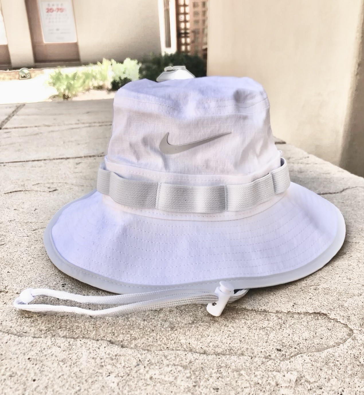 Hiking Trail Hat Cap White Fb5621-100  Size Small