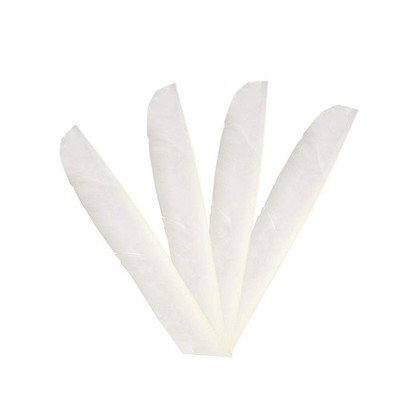 50 Pack Archery Arrow Spiral Twist Wrap Full Length Feathers Left Wing Feathe...
