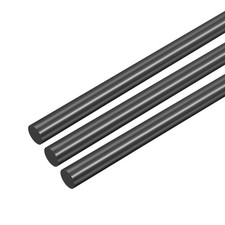 3x Plastik Rundstab POM-Stab 5mm Dmr schwarz Rundstab technischem Plastik