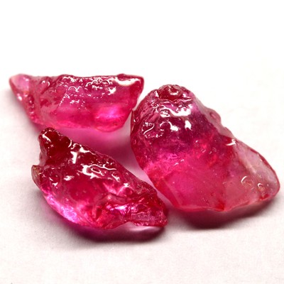 16.15Ct. Natural Gemstone Ruby Rough Pinkish Red Color Mine Mozambique Sparkling
