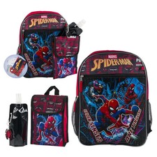 Marvel 5 Piece Spider-Man "Spider-Senses" Backpack Set w/ Venom Carnage