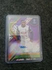 2025 Topps Finest Ucc Destiny Udogie /299 Purple Refractor Auto