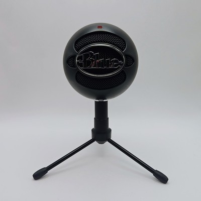 Blue Snowball USB Microphone Black with Adjustable Tripod Stand   No Cable