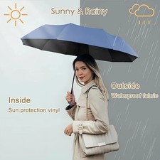 Fashion Large Travel Umbrella Heavy Duty Windproof Waterproof Umbrella Fully Aut