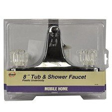 DANCO RV Tub Shower Center-Set Faucet -8 inch - 2-Handle - Chrome --33156