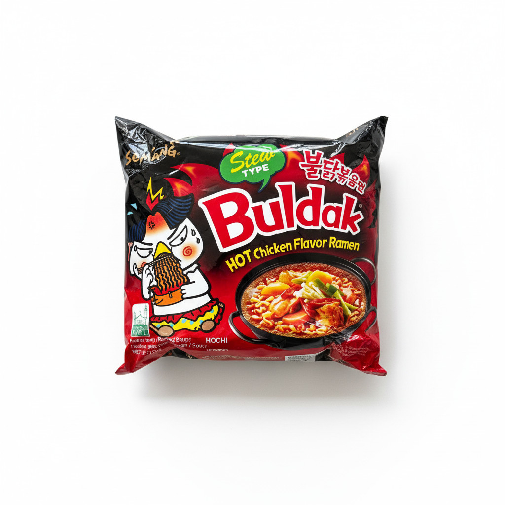 Samyang Buldak 40 x 140g Stew Type Hot Chicken Instant Nudeln sehr lecker