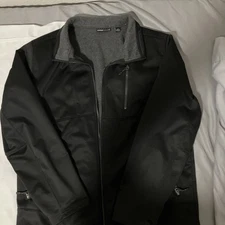 Men's Black Swiss+Tech Jacket Size Large Preowned VGC