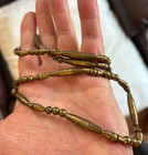 Antique Brass Trade Bead Necklace ( Native american  trading item ?) — photo 2