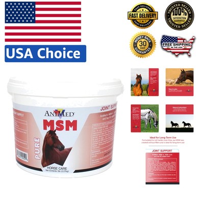 5lb Pure MSM Powder for Active Horses & Dogs - Supports Joint Health