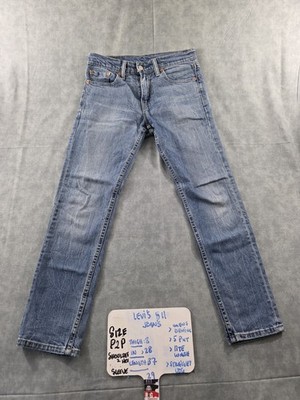  Levi's Jeans 511, Light Wash Straigh Leg Button Closure Stylish Straigh.