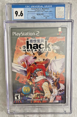 Dot .Hack Part 2 Mutation PS2 (Sony PlayStation 2, 2003, New Sealed) CGC 9.6 A+