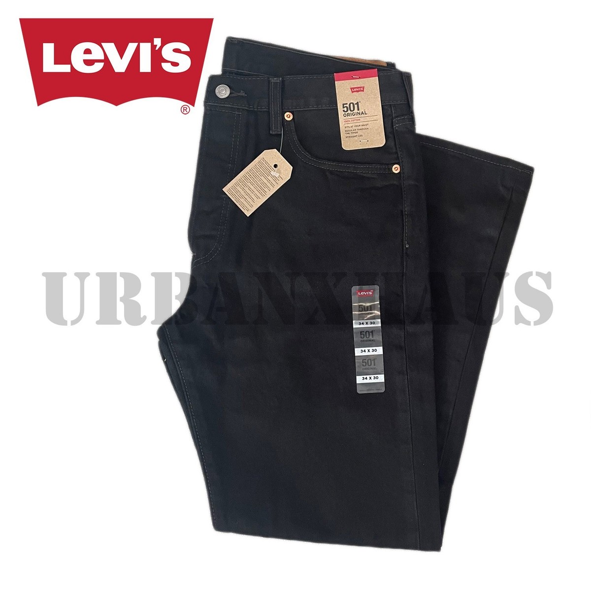 新品★W30★Levi's 501 Original★ストレート★メンズジーンズ Levi's 501 Original Fit Men's Straight Leg Button Fly Denim Jeans