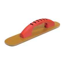 KRAFT TOOL CF501PF Concrete Float,Rnd,3-1/2 x 16 in,Canvas PK 4