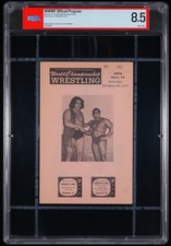 Andre the Giant 1973 WWWF  Program PSA 8.5 Philadelphia Arena- Grail Top POP