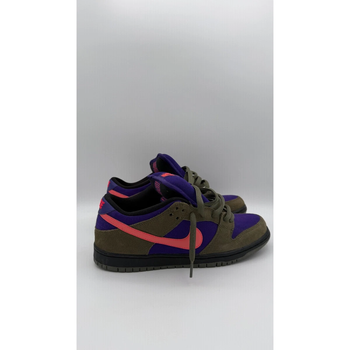 Nike Dunk Pro SB Low Medium Olive Atomic Red for Sale