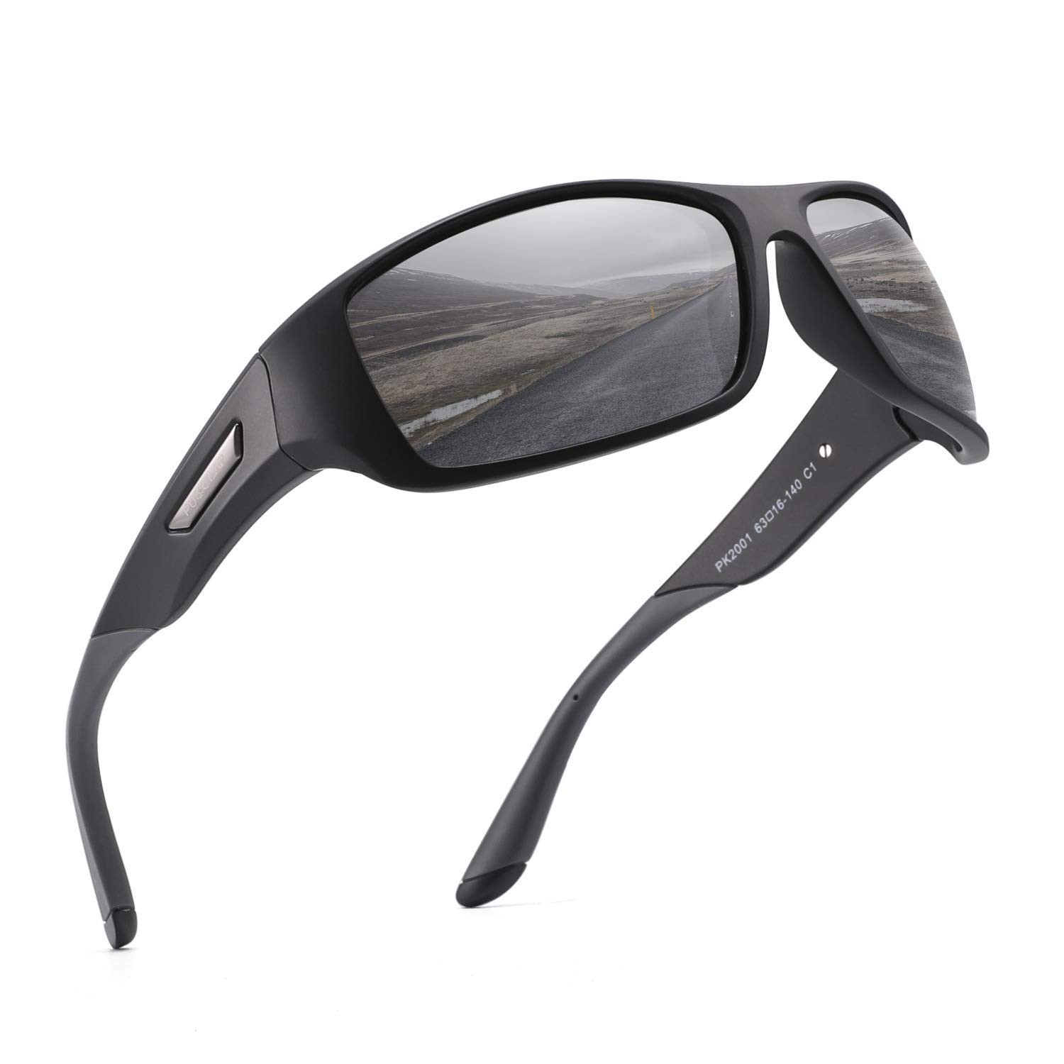 Polarized Sports Sunglasses for Men Women Driving Sunglasses Cycling Running ...