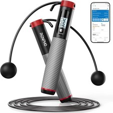 Skipping Smart Jump Rope Cordless & Bluetooth App Digital Display Counter Timer