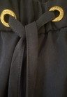 Michael Kors Midnight Blue Satin Wide-leg Joggers Sz M Elastic/drawstring Waist  — photo 8