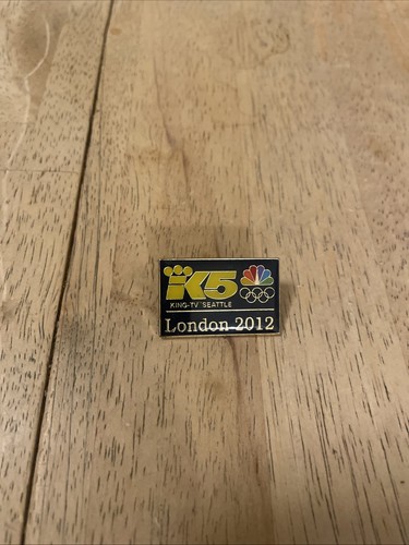 LONDON 2012 OLYMPIC GAMES K5 King-TV SEATTLE NBC PIN OLYMPICS VGC