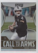 2021 Panini Playoff Call to Arms Silver Prizm Derek Carr #CA-DCA 0j7s