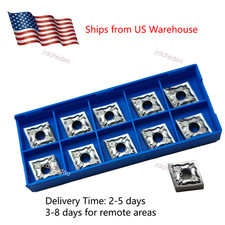 10pcs CNMG120402-HA N01 Inserts - Aluminum Turning, Anti-BUE, CNMG430.5-HA N01