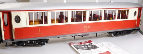 (0396) LGB 35650 (Rhätischen Bahn. Salonwagen) mit Licht in OVP | Condition: Gebraucht