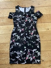 Belle And Skye Black Floral Summer Dress Size Medium