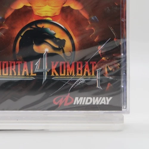 Mortal Kombat 4 (Sony PlayStation 1, 1997) Brand New Cracked Case - Image 4 of 4