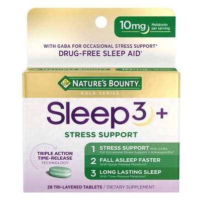 Nature's Bounty Sleep Stress Support Ashwagandha 28 Tablets