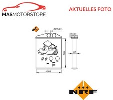 WÄRMETAUSCHER INNENRAUMHEIZUNG NRF 54275 A FÜR FIAT CROMA 1.9L,2.2L,2.4L,1.8L